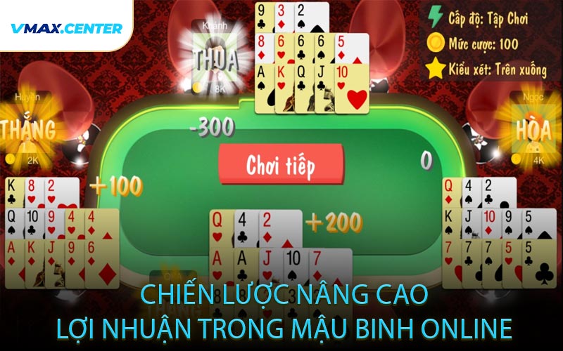 Chiến lược nâng cao lợi nhuận trong Mậu Binh online