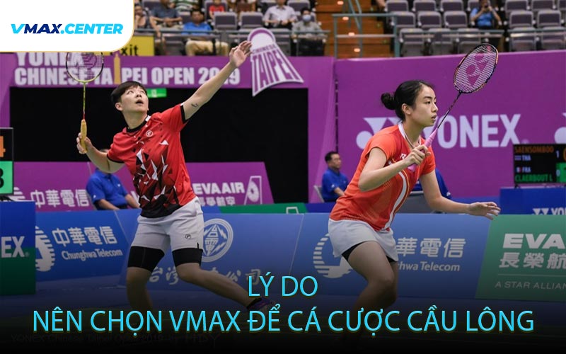 Lý do nên chọn VMAX để cá cược cầu lông